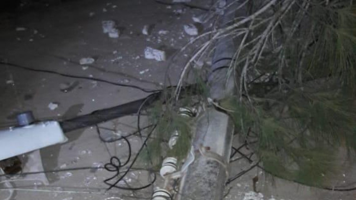 Aún hay sectores sin luz en Tampico 