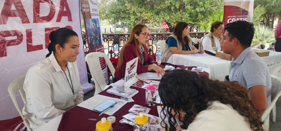 Ofrece Jornada de Empleo vacantes, hoy jueves en la plaza principal de Reynosa