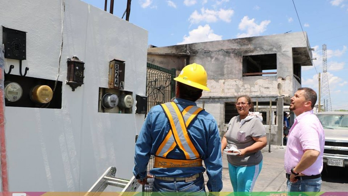 Ayuntamiento apoya a vecinos afectados