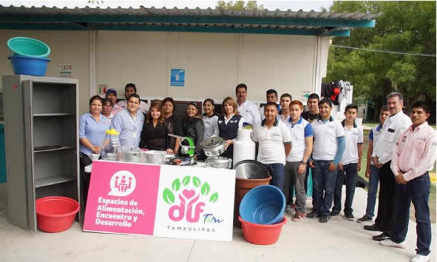 Entregan utensilios y mobiliario para el programa "Desayuna Bien"