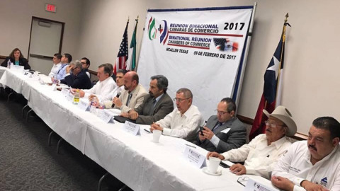 Participa Jesús de la Garza en reunión binacional de Comercio