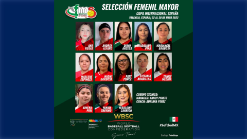 Matamorense es convocada a la Selección Mayor de Sóftbol 
