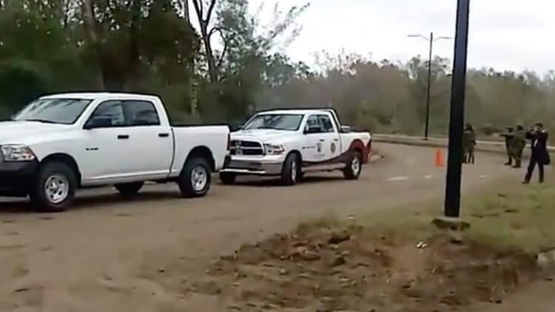 Fuga de gasolina por toma clandestina en Ciudad Madero 