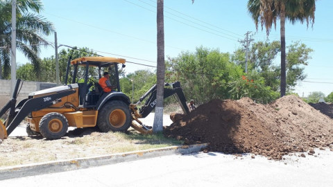 Dren pluvial en Riveras de Rancho Grande con 12% de avance