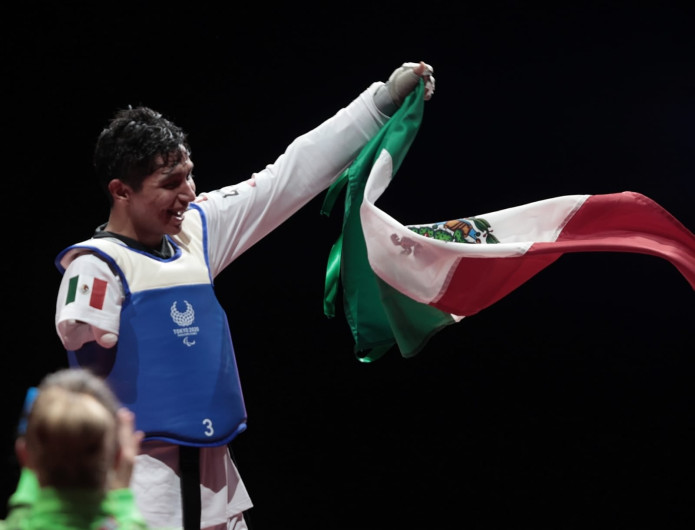Juan Diego García se cuelga el oro en la final de Parataekwondo; Llega México a las 21 medallas en Tokio 2020 
