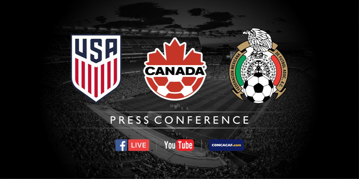 Concacaf pide ser sede de Mundial 2026 con México, EUA y Canadá