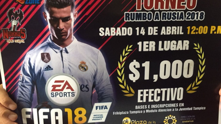 Invitan a jóvenes a participar en torneo de FIFA