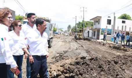 Proyecta Gobierno de Madero. más obra hidrosanitarias