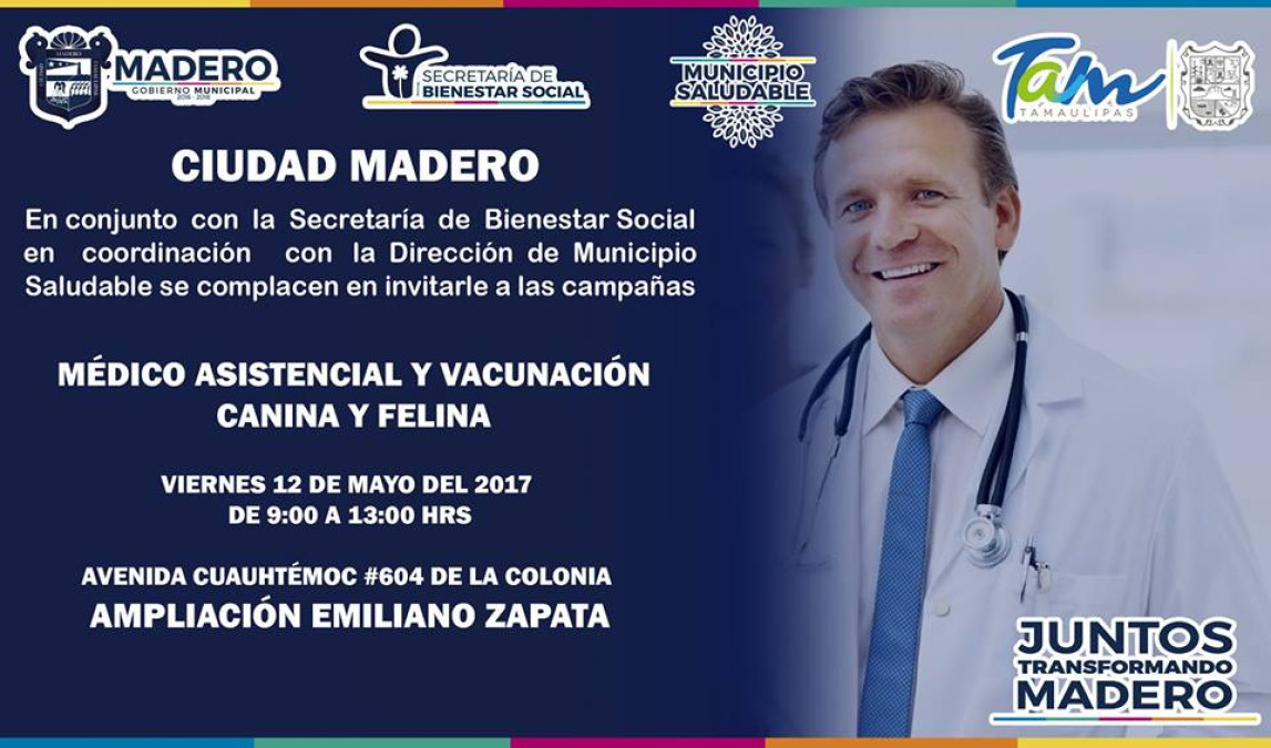Llevará ayuntamiento jornada médico-asistencial a colonos de Ampliación