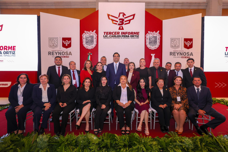 Con resultados Reynosa se transforma: Tercer Informe de Gobierno del Alcalde Carlos Peña Ortiz