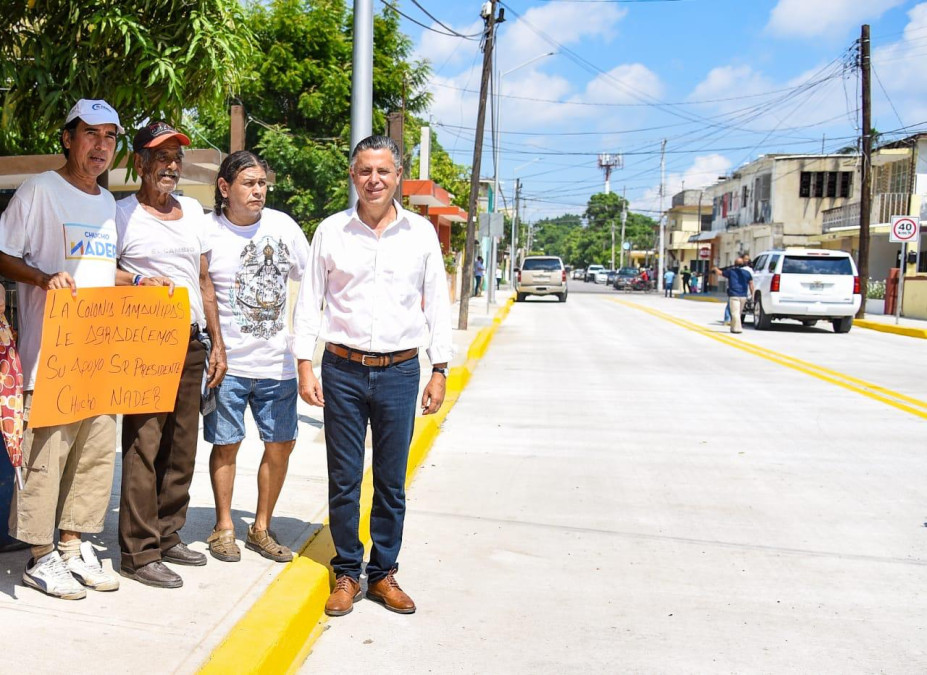 Con el Respaldo del Gobernador, Tampico se Moderniza: Chucho Nader