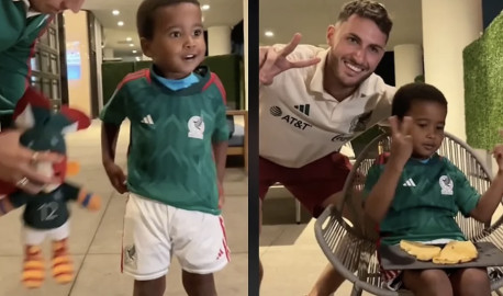 Selección sorprende a niño etíope que quiere ser mexicano