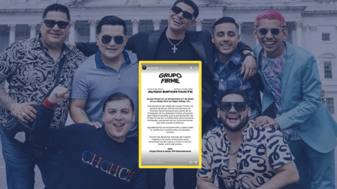 Visas de Grupo Firme en 'proceso administrativo'; cancela presentaciones en Estados Unidos