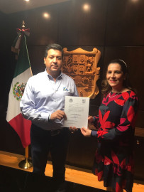Recibe nombramiento Claudia Josefina Lagos Galindo