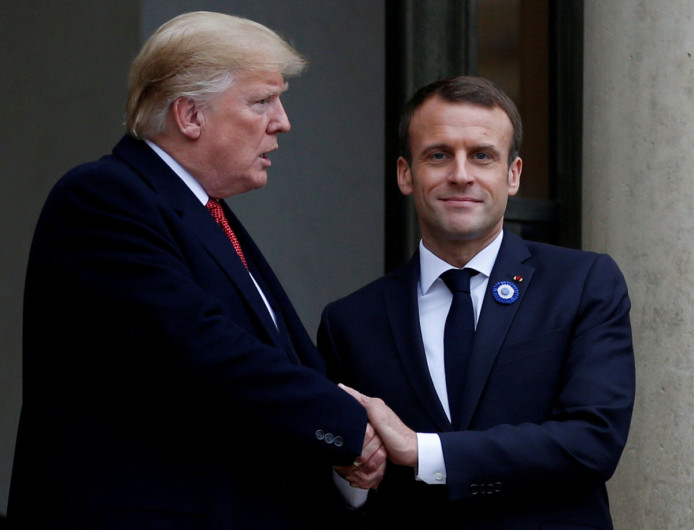 Francia contraataca y tacha a Trump de 'indecente'