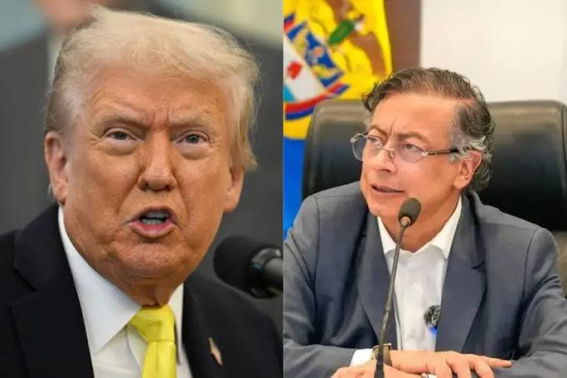Trump acusa a Petro de vínculos con el crimen organizado y suspende subsidios a Colombia; el presidente colombiano responde