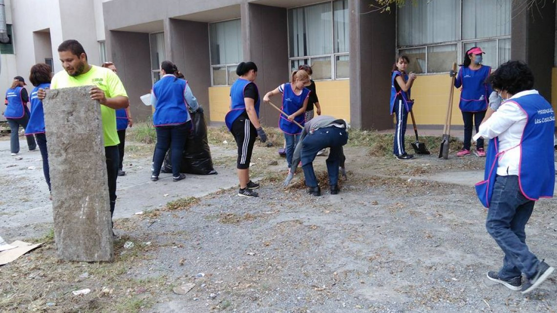 Realizan jornada de limpieza en Hospital General 