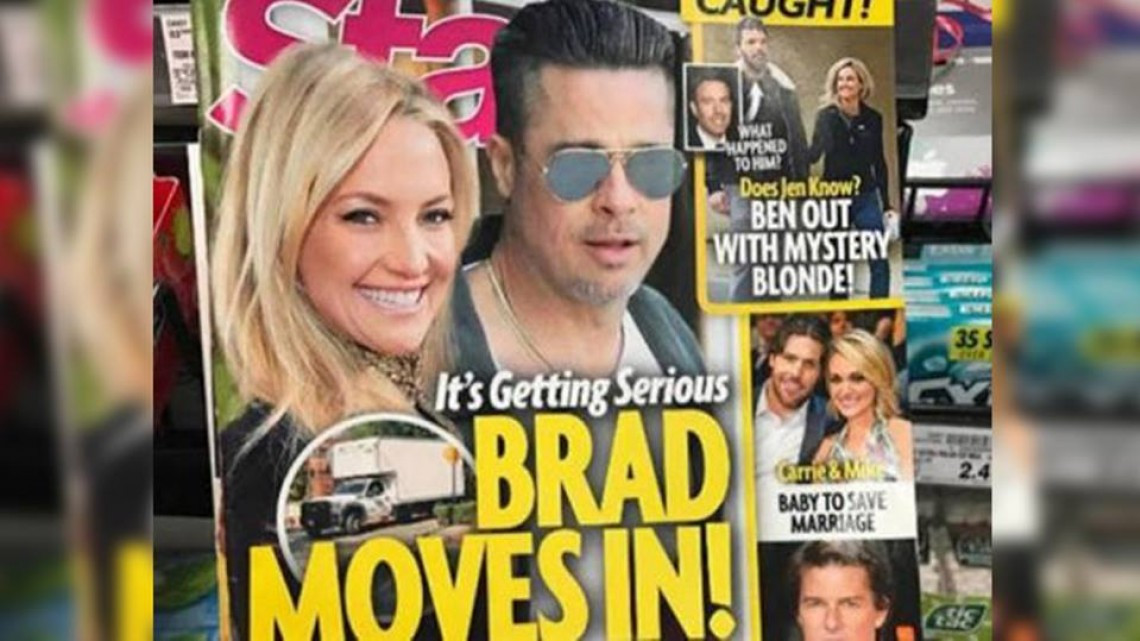 Kate Hudson y Brad Pitt, madre de ella revela que sí tienen romance