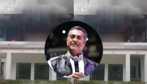 Hombre incendia casa de “El Bronco”; escolta hiere a intruso armado con alcohol