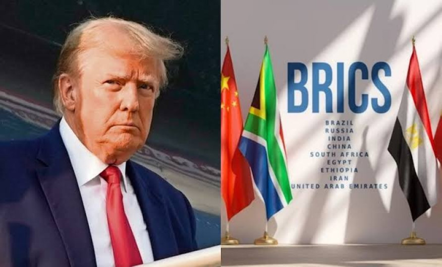 Trump amenaza con aranceles del 10% a países alineados con los BRICS