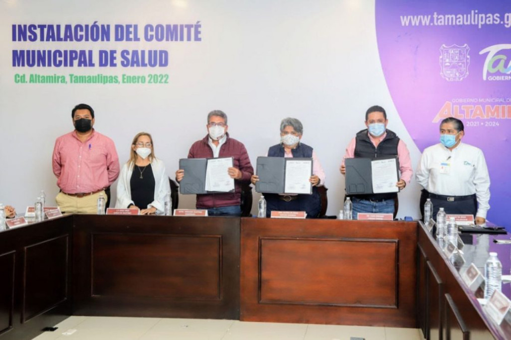 Renueva Altamira su Comité Municipal de Salud para sumar esfuerzos contra el Covid-19