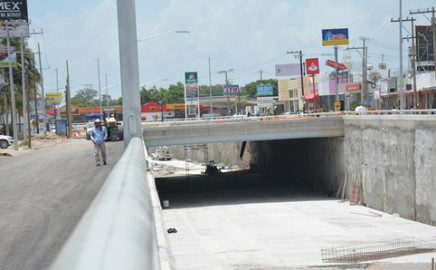 Por concluir construcción del paso inferior vehicular San Pedro
