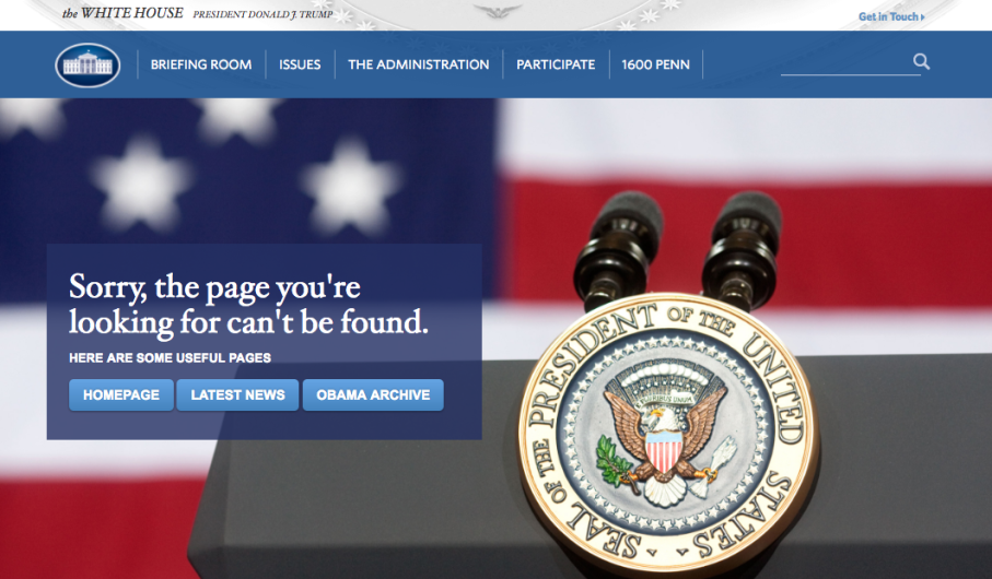 Casa Blanca elimina información en español de su página de internet