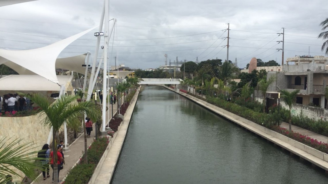 Inaugura Gobernador de Tamaulipas el canal de la Cortadura