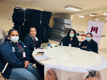 Habilitan albergue por onda gélida en Matamoros