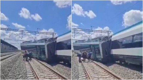 Descarrila vagón del Tren Maya en Izamal; no se reportan heridos
