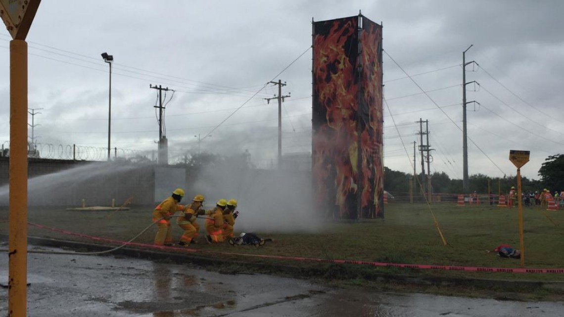 Realizan simulacro mayor de accidente en la zona industrial de Altamira