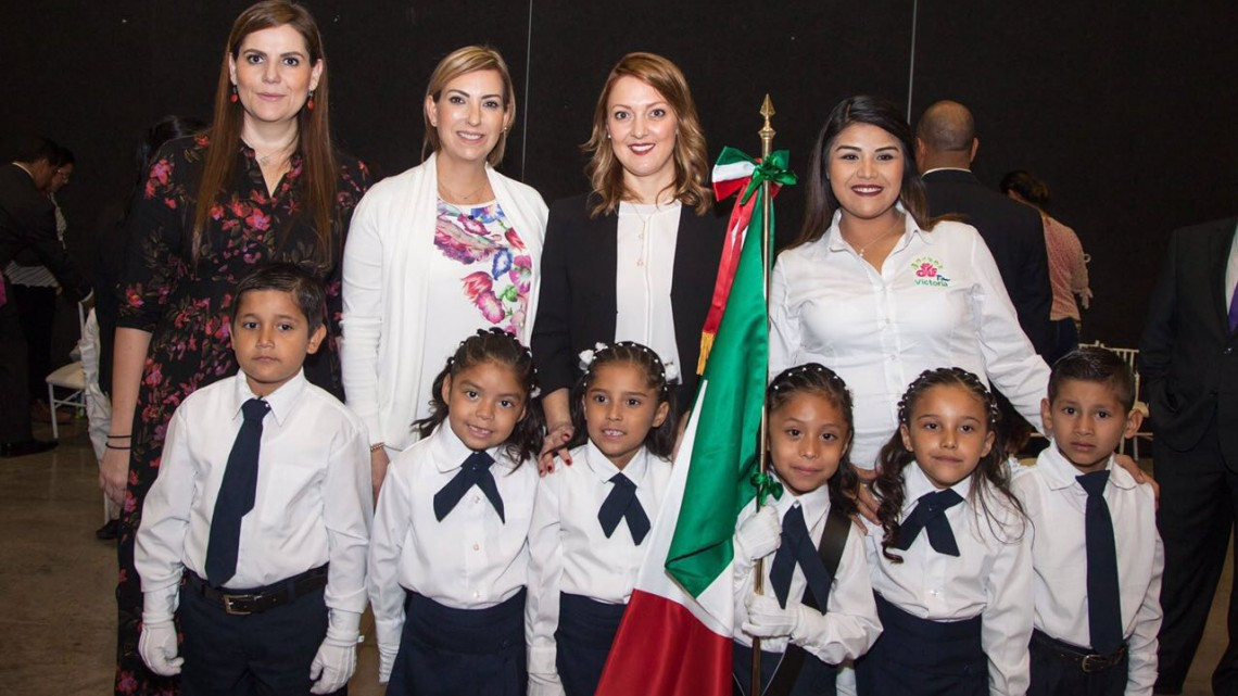 Atestigua DIF Tamaulipas abanderamiento de escoltas del CAIC