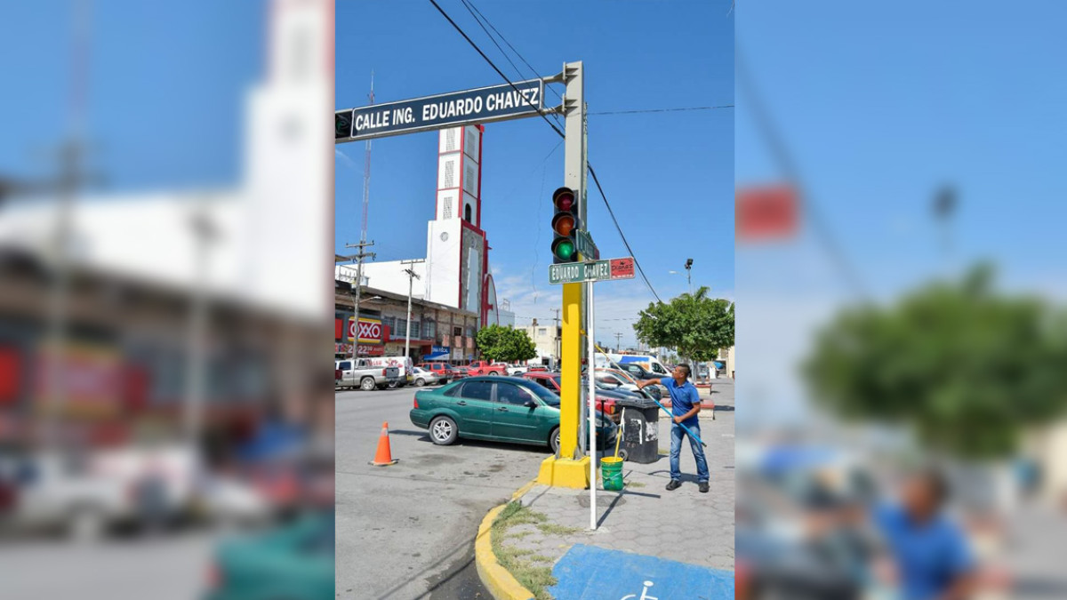 Realizan mantenimiento en zona centro