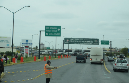Disminuye 40% tránsito de paisanos por Nuevo Laredo