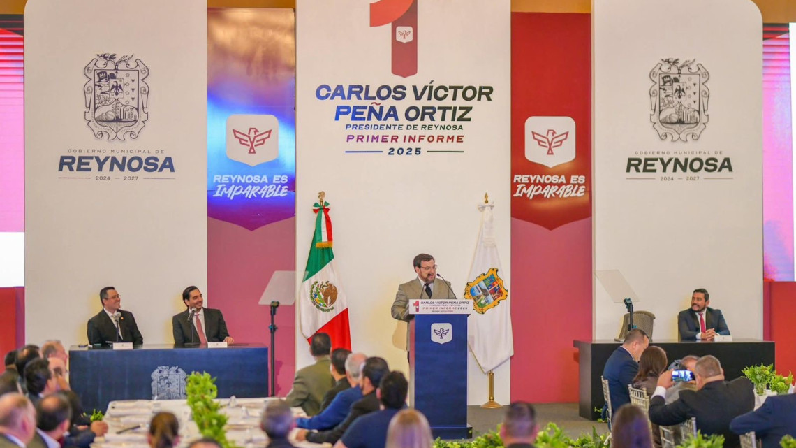 Rindió Carlos Peña Ortiz Primer Informe del Gobierno Municipal de Reynosa