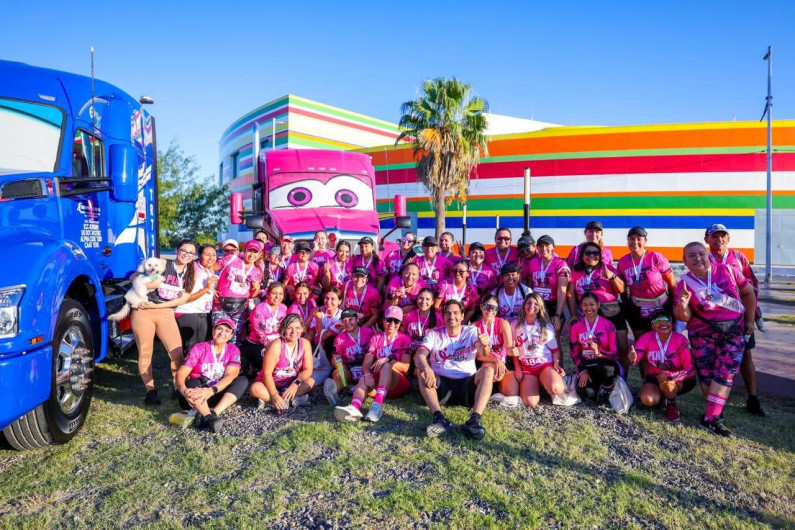Compiten “Por Ellas, Por Ti, Por Todas” en Reynosa contra el cáncer de mama