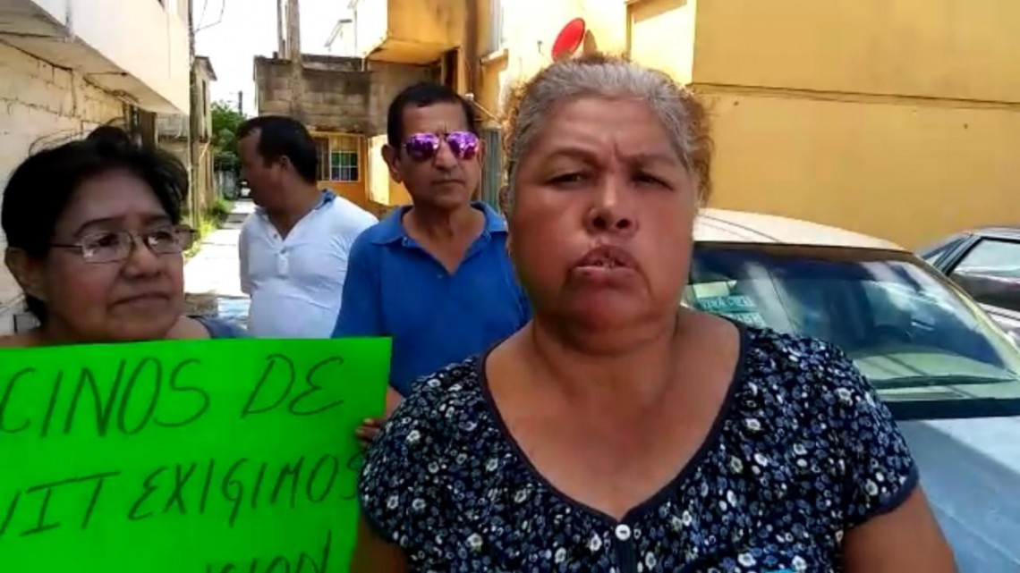 Protestan en Infonavit porque llevan 5 meses sin agua