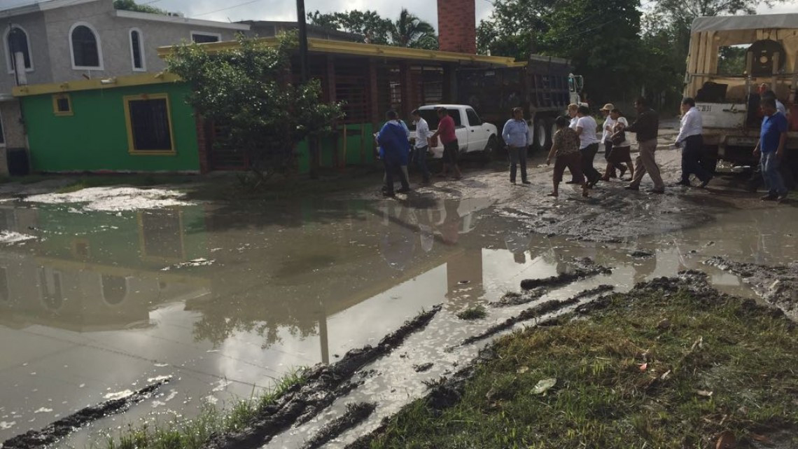 Inicia pavimentación de calles afectadas por lluvias en el 2016