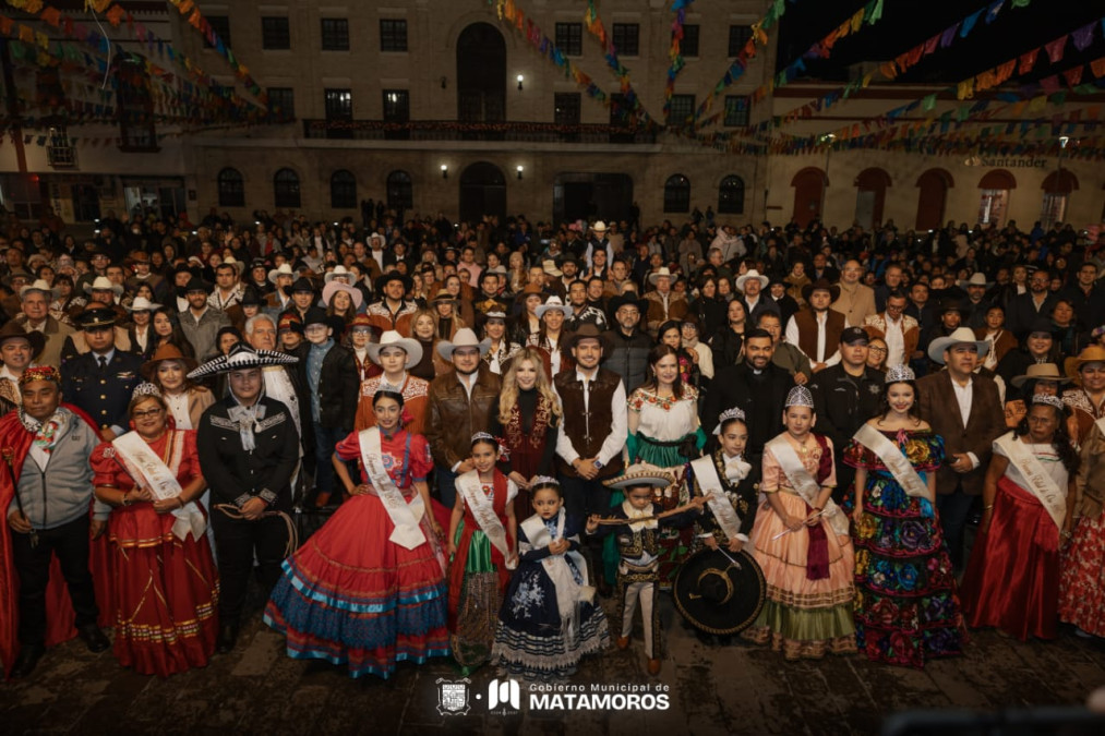 Inauguran las Fiestas Mexicanas en Matamoros