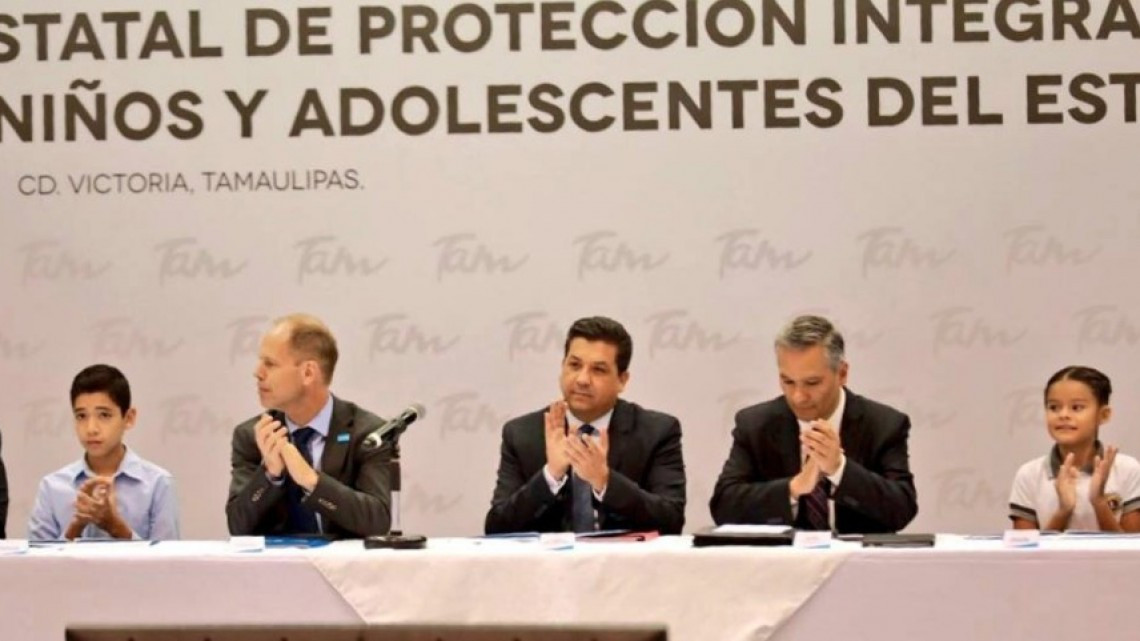 Gobernador refrenda su compromiso a niños y jóvenes de Tamaulipas