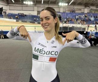 Victoria Velasco de Nuevo León gana oro en el Gran Premio Internacional de Ciclismo de Pista en Italia