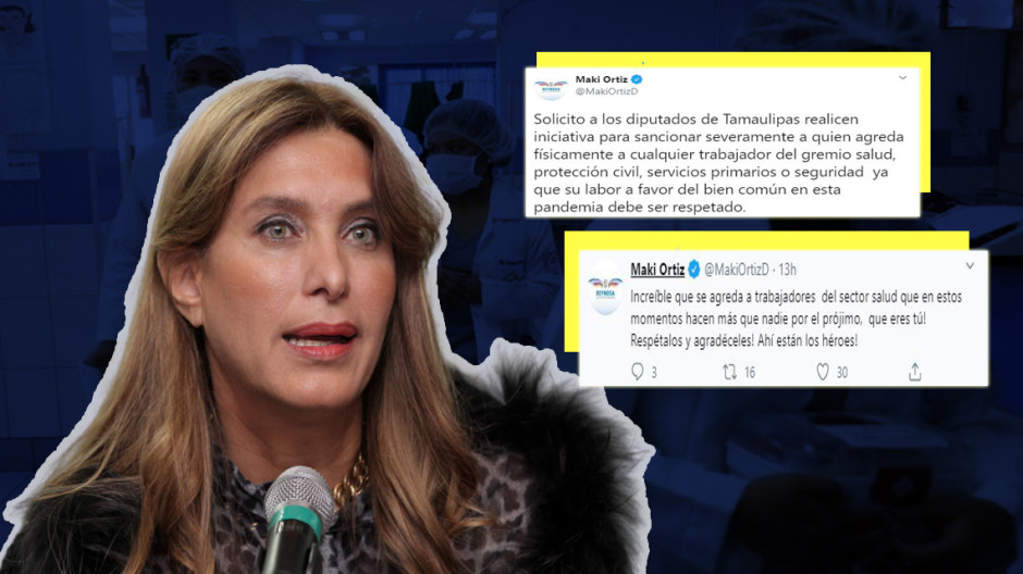 Pide Maki Ortíz sanciones duras en contra de agresores a trabajadores de la salud
