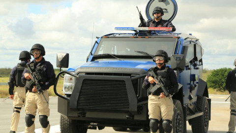 Entrega Gobierno del estado unidades TPV Sandcat