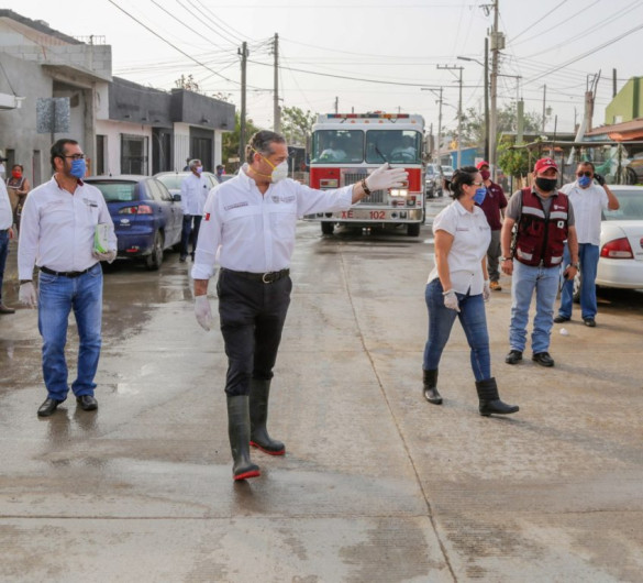Aceleran ritmo en Madero en la Sanitización de colonias