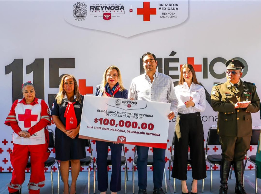 Dio Carlos Peña Ortiz inicio a Colecta Nacional de la Cruz Roja en Reynosa 