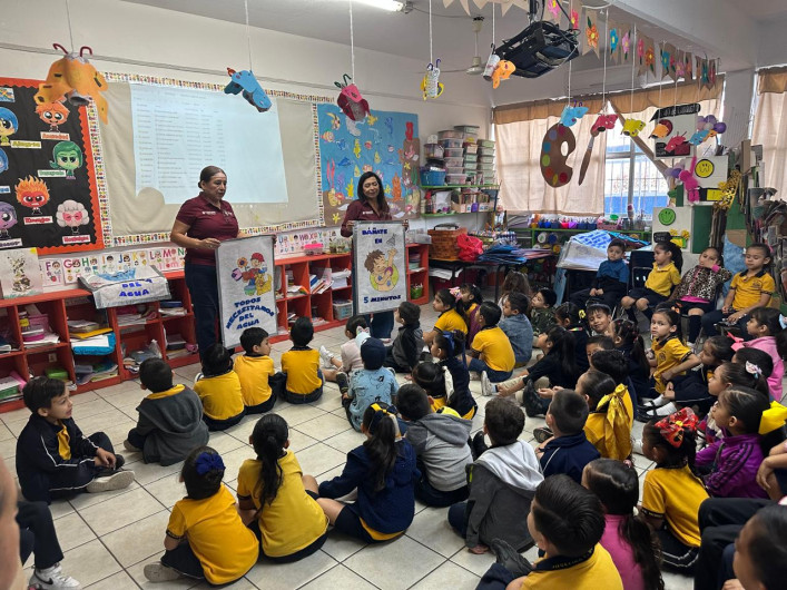 Promueve COMAPA uso responsable del agua en escuelas de Reynosa