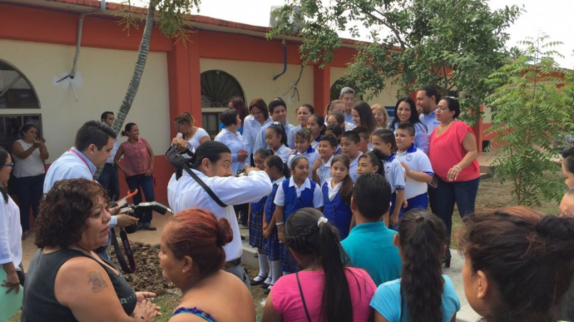 Sigue la mejora en la infraestructura educativa de Altamira