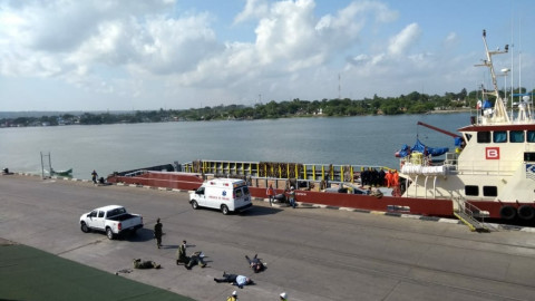 Realiza MARINA ejercicio de protección marítima y portuaria en Tampico