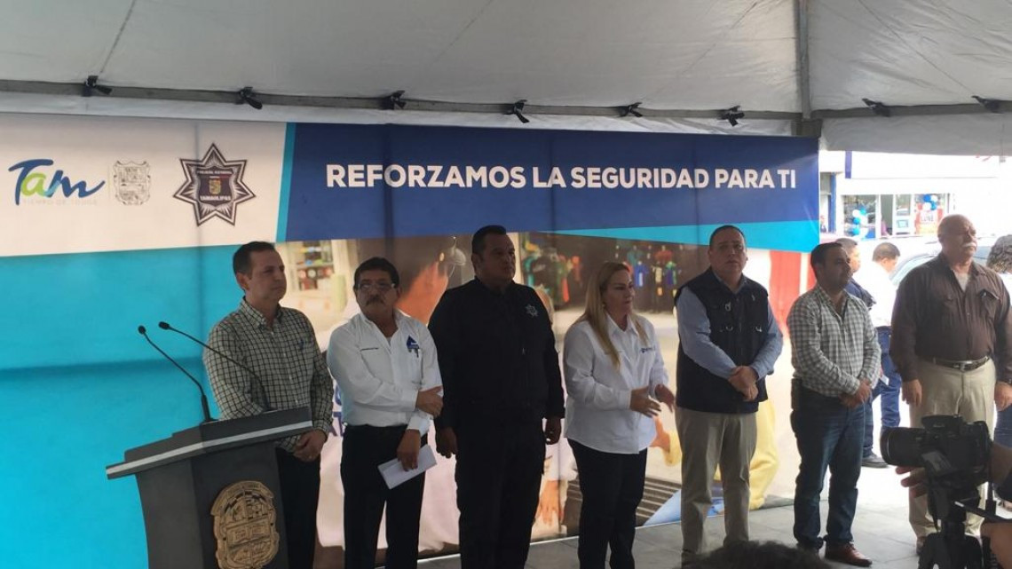 Entregan bicicletas a la Policía estatal para mejorar vigilancia en el primer cuadro de la ciudad