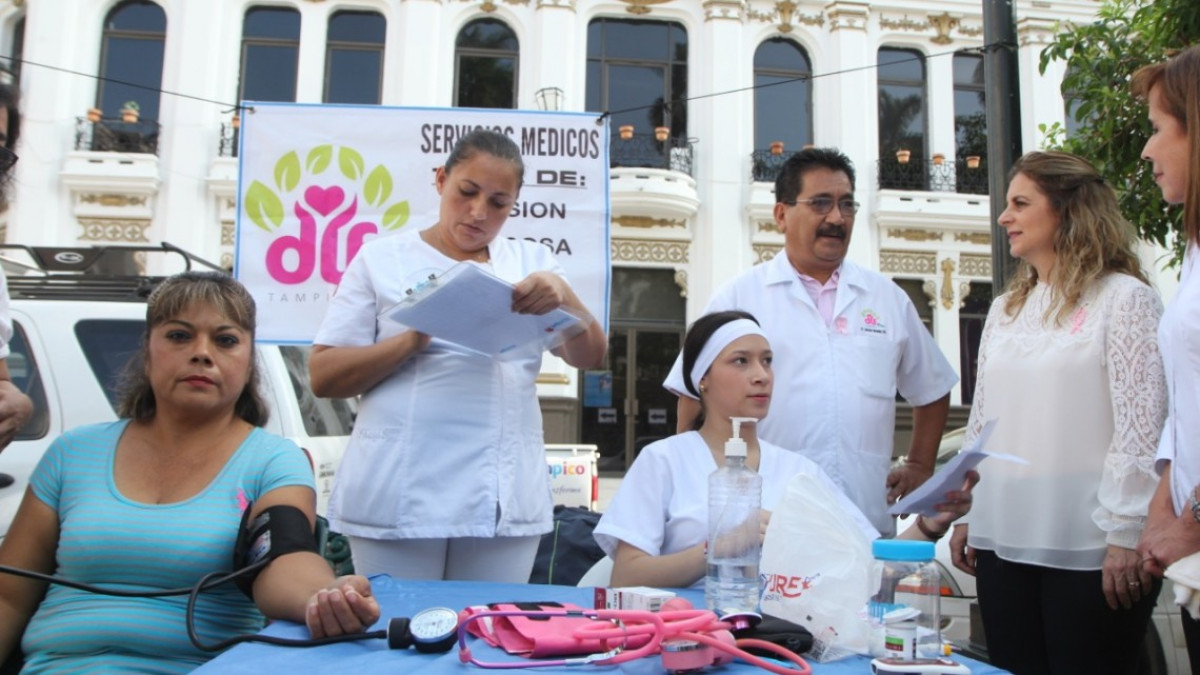Inicia DIF Tampico Campaña Para la Detección de Glucosa e Hipertensión
